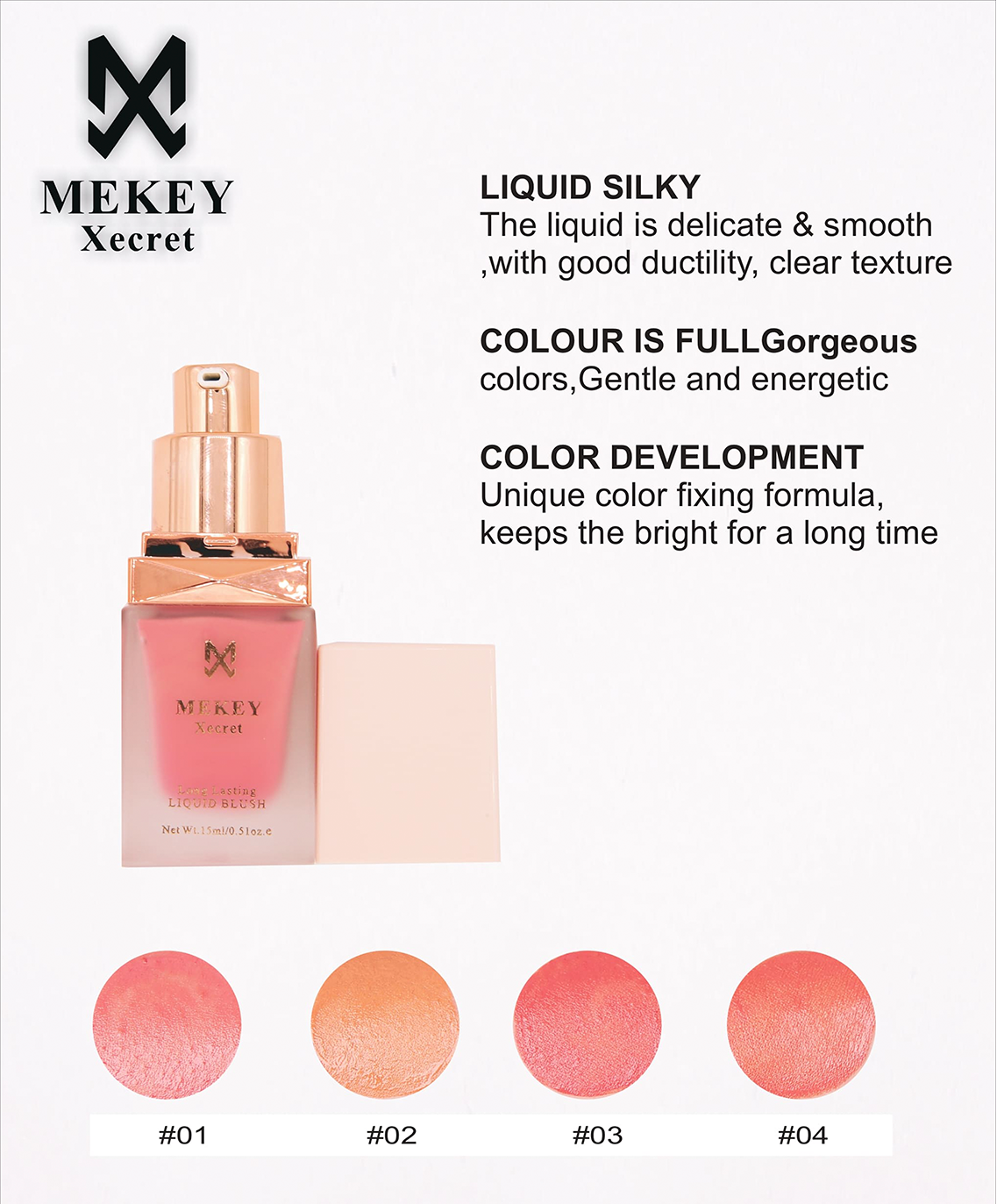 Mekeyxecret Glow Liquid Blush