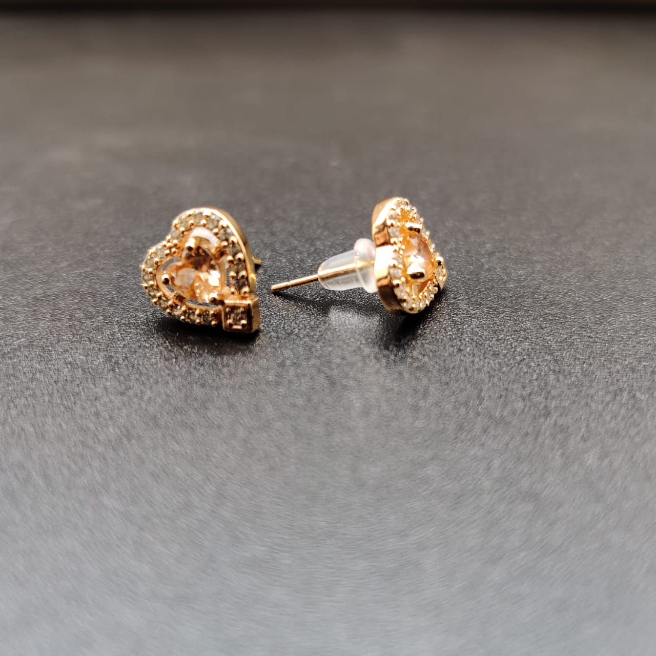 Heart Earring J11 (3 Colours)