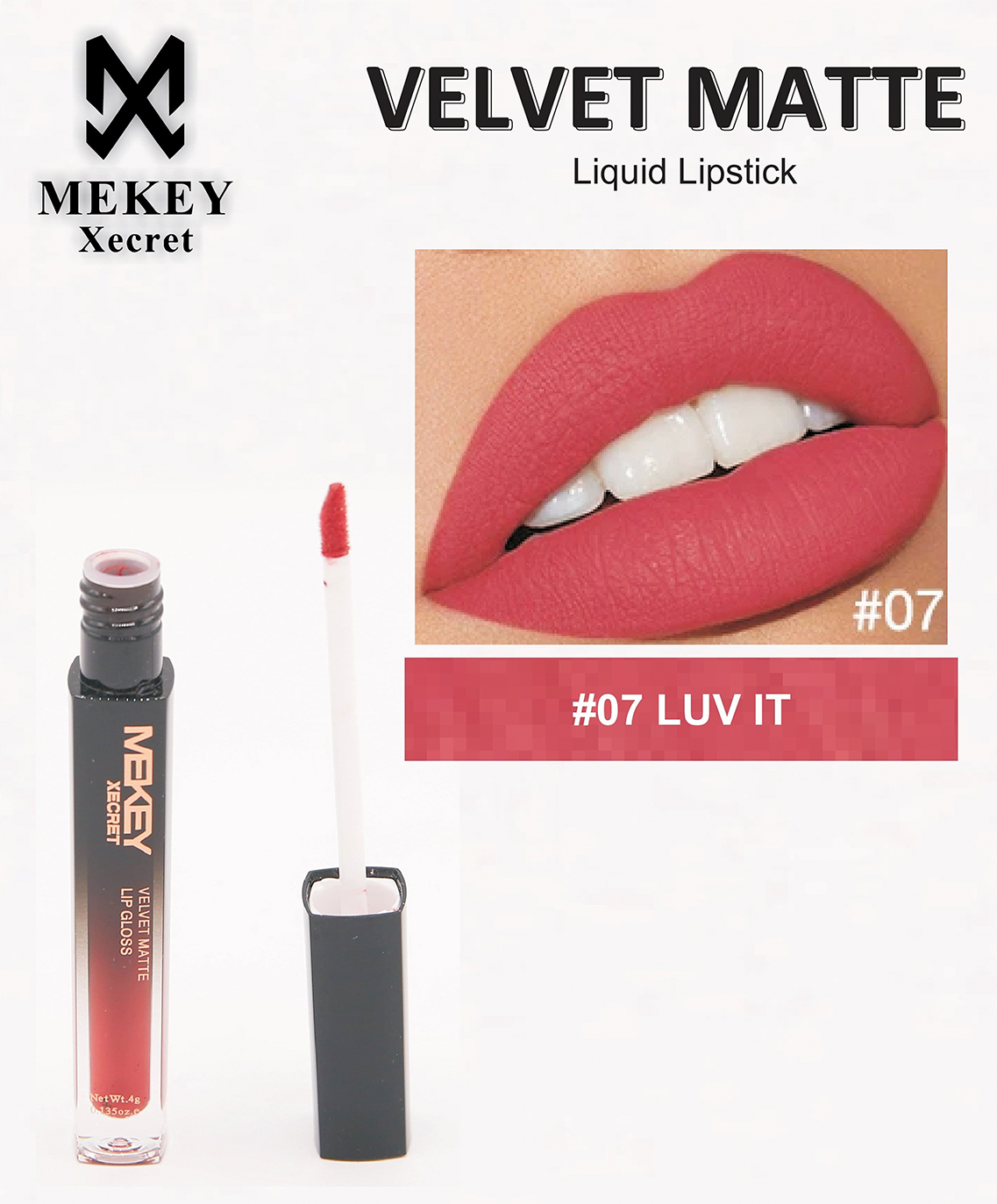 luv it velvet matte Lipgloss Mekeyxecret