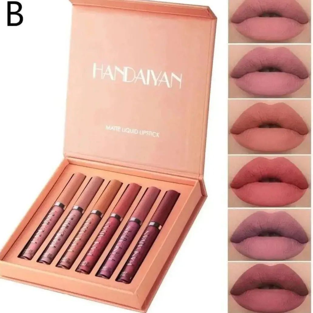 HANDAIYAN Lip Gloss (Pack of 6)