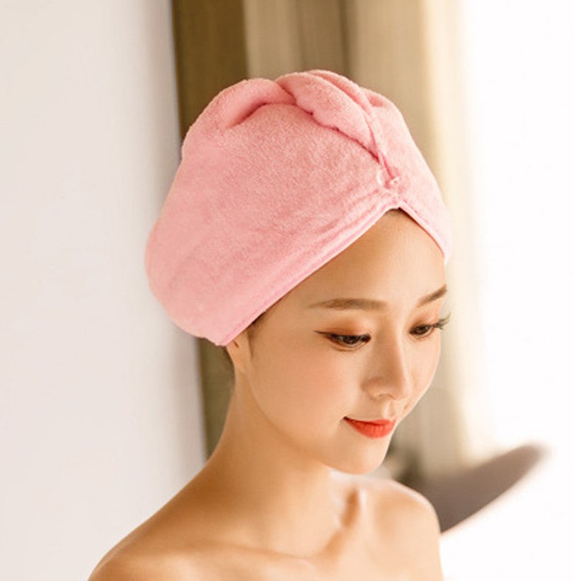 Women High Quality Fast Absorbant 100% Cotton Shower Turban MircoFiber