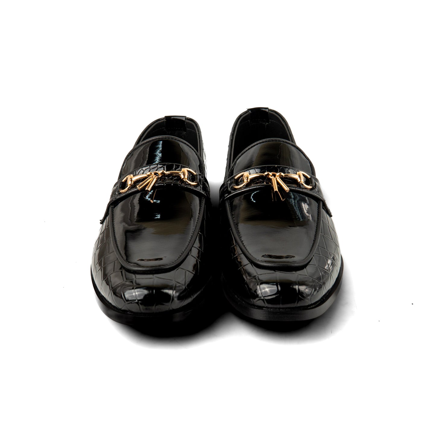 Twin Metal Tussle Black Shoes