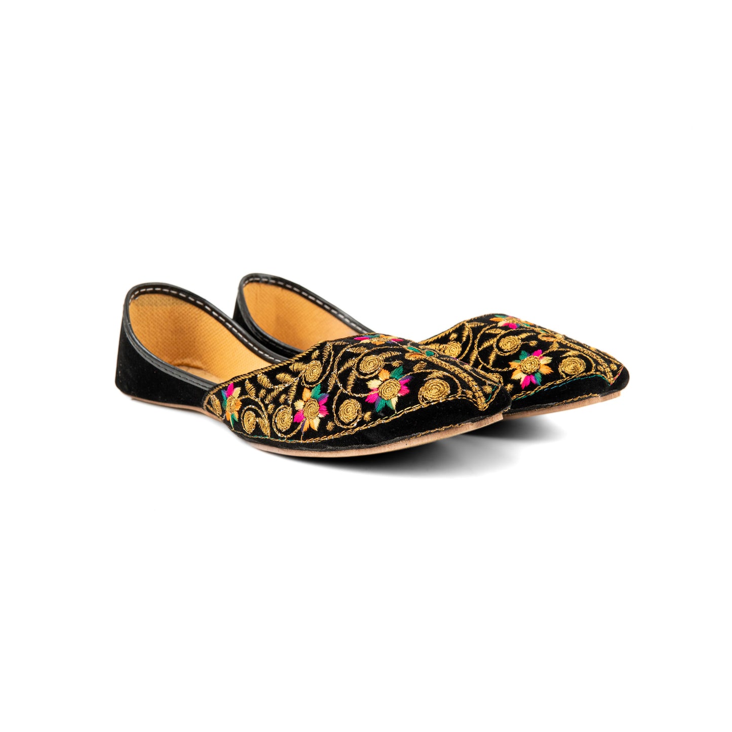Women Multi Stitched Traditional Khussa