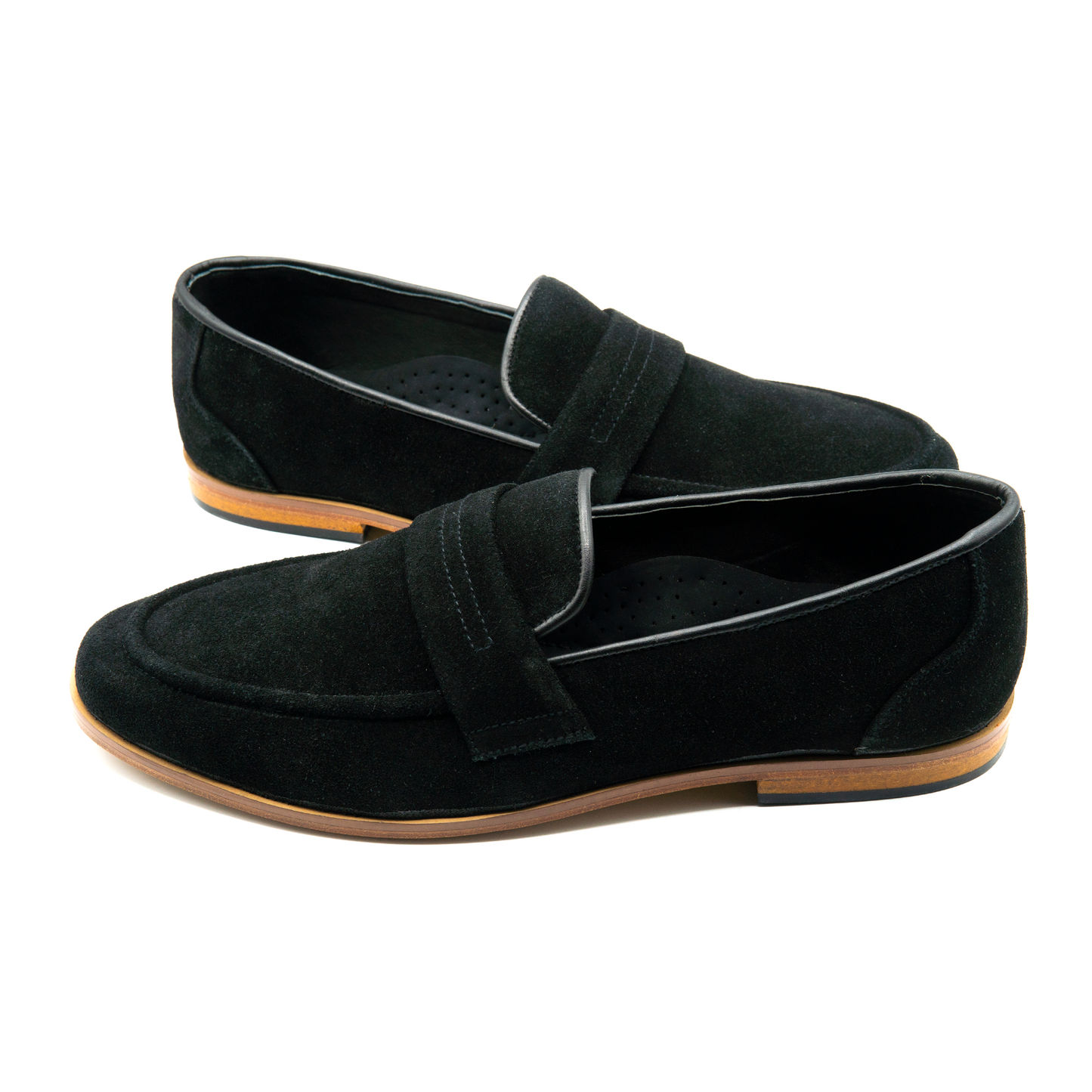 Black Suede Leather Executive Shoes