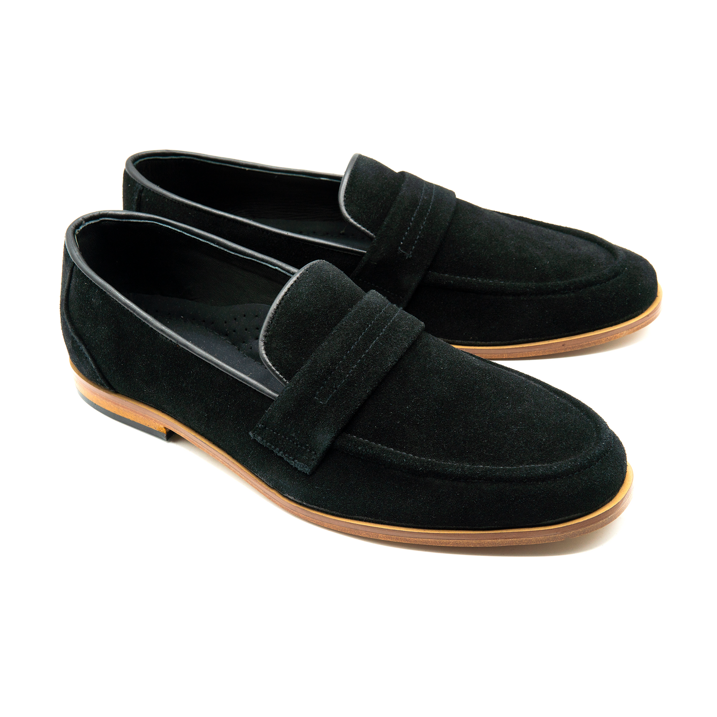 Black Suede Leather Executive Shoes