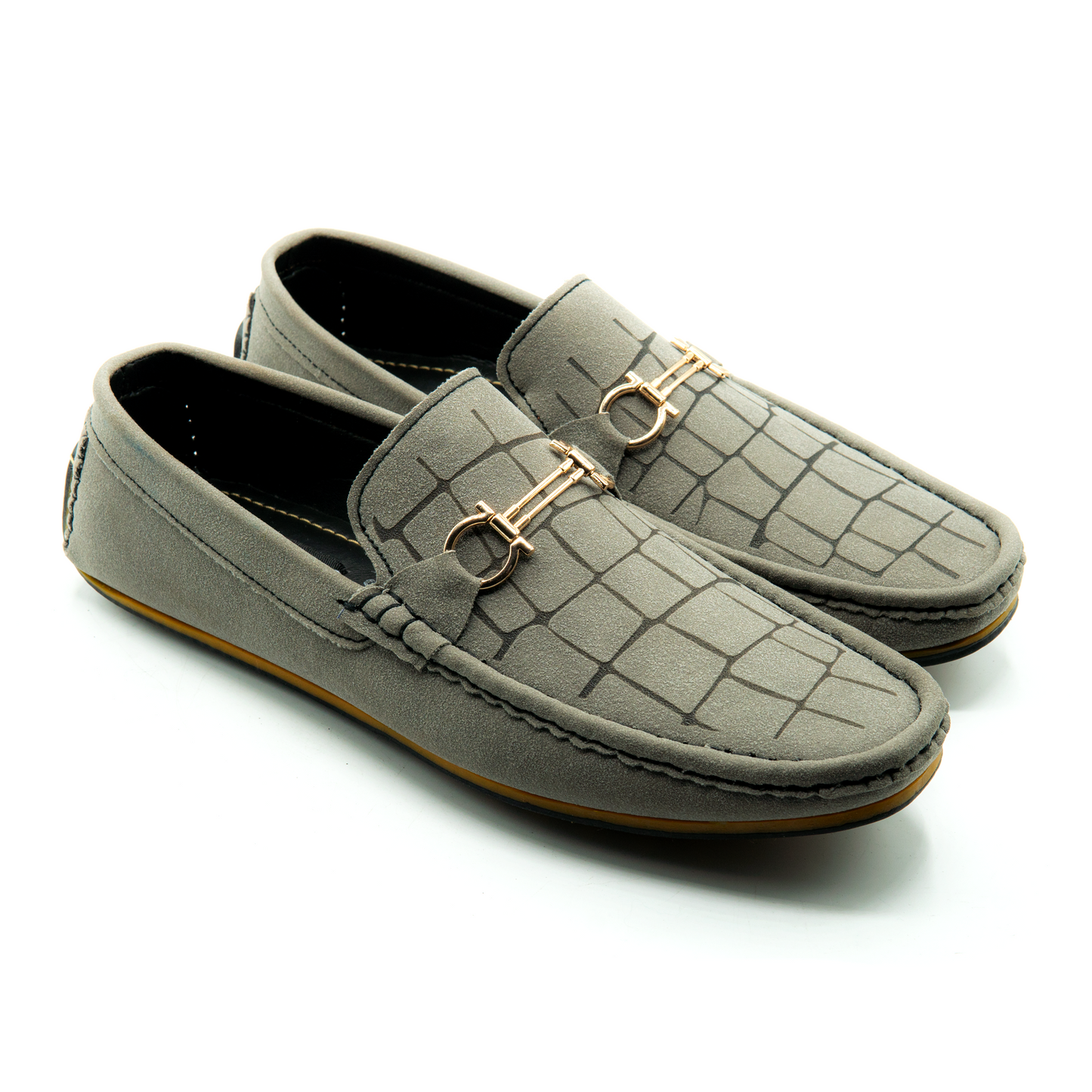 textured loafers