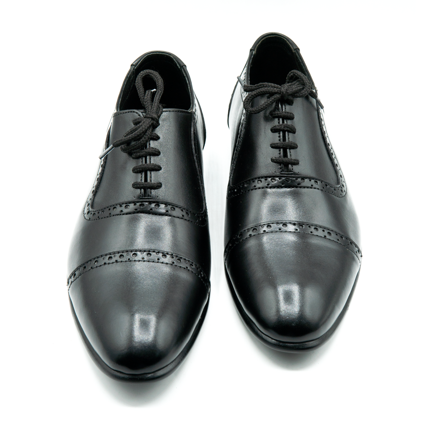 Black Leather Brogues Executive Shoes