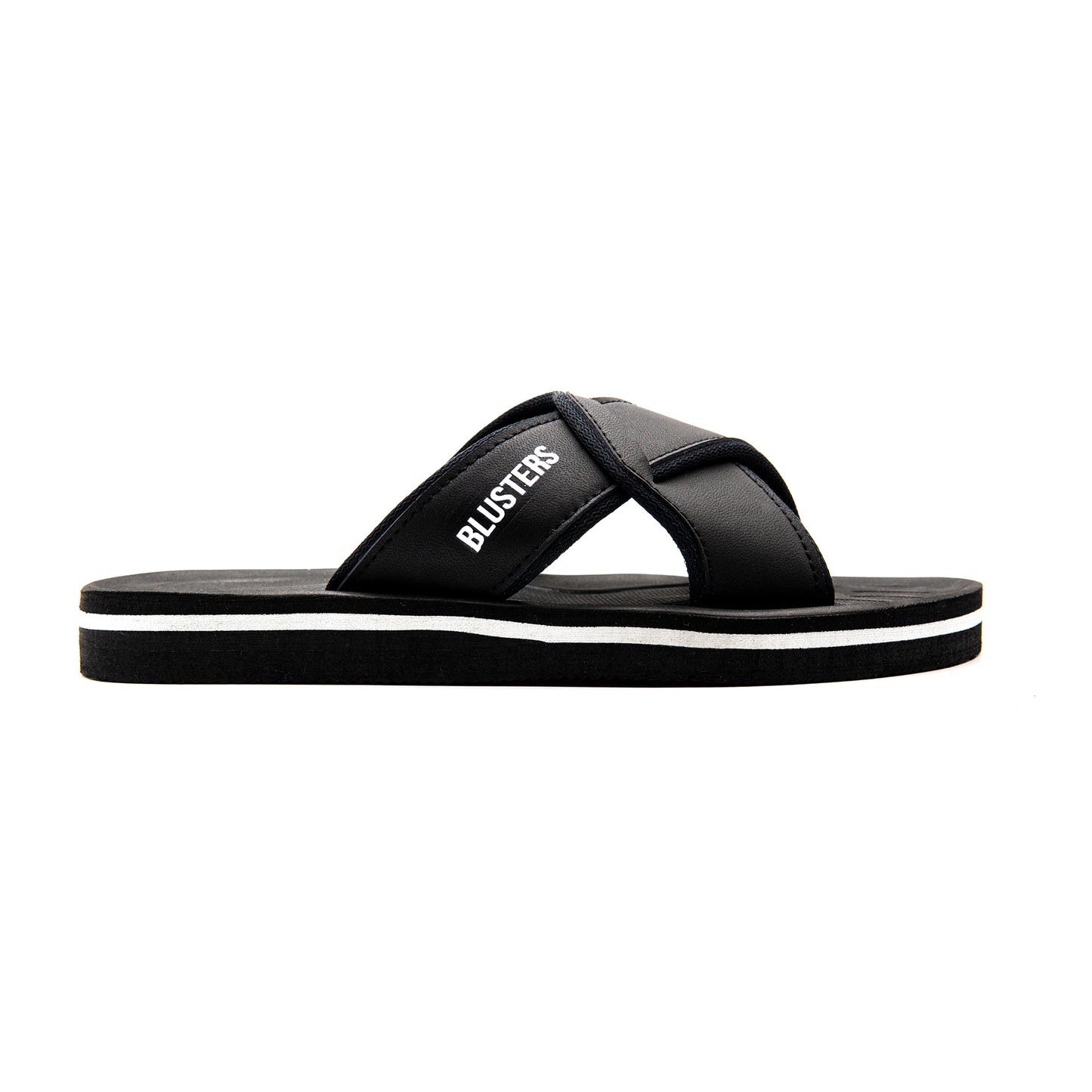 Black Double Styled Comfy Slippers