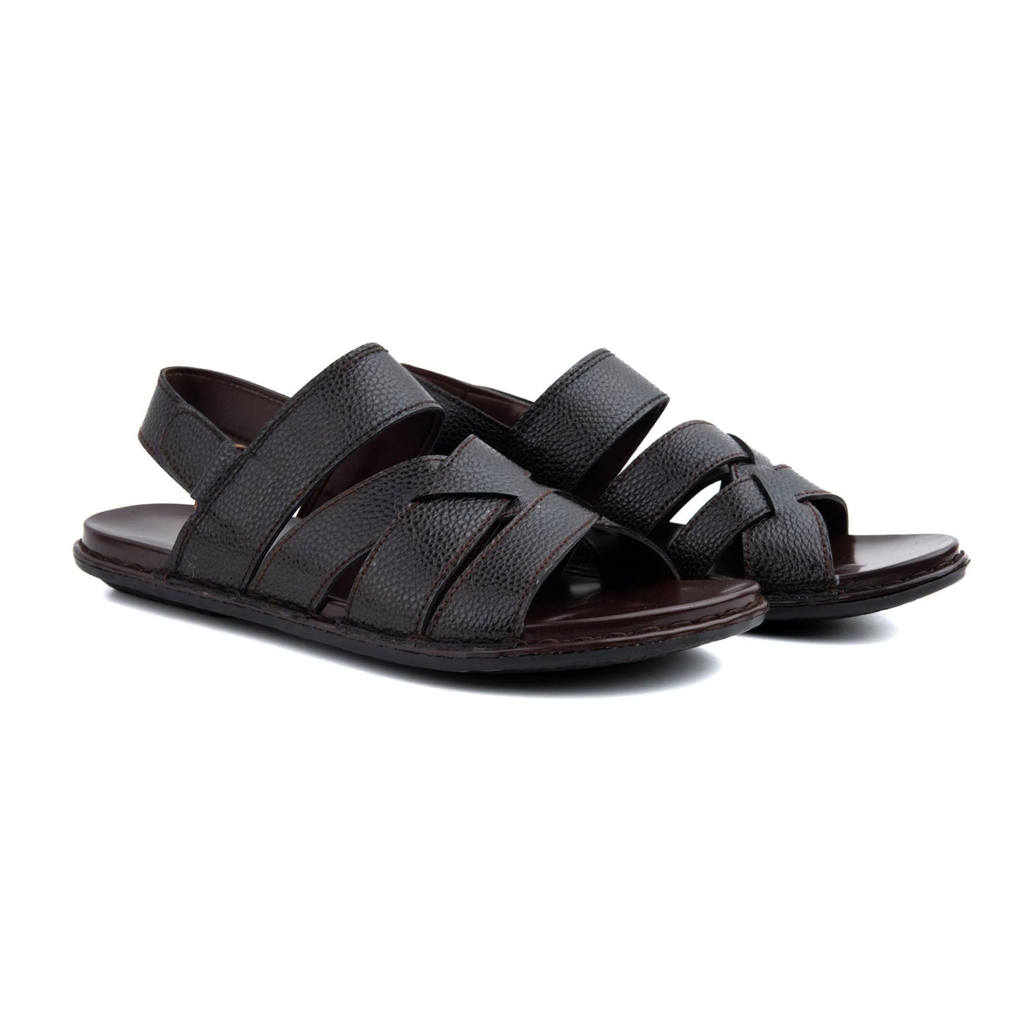 Multi Cross Men Leather Sandals