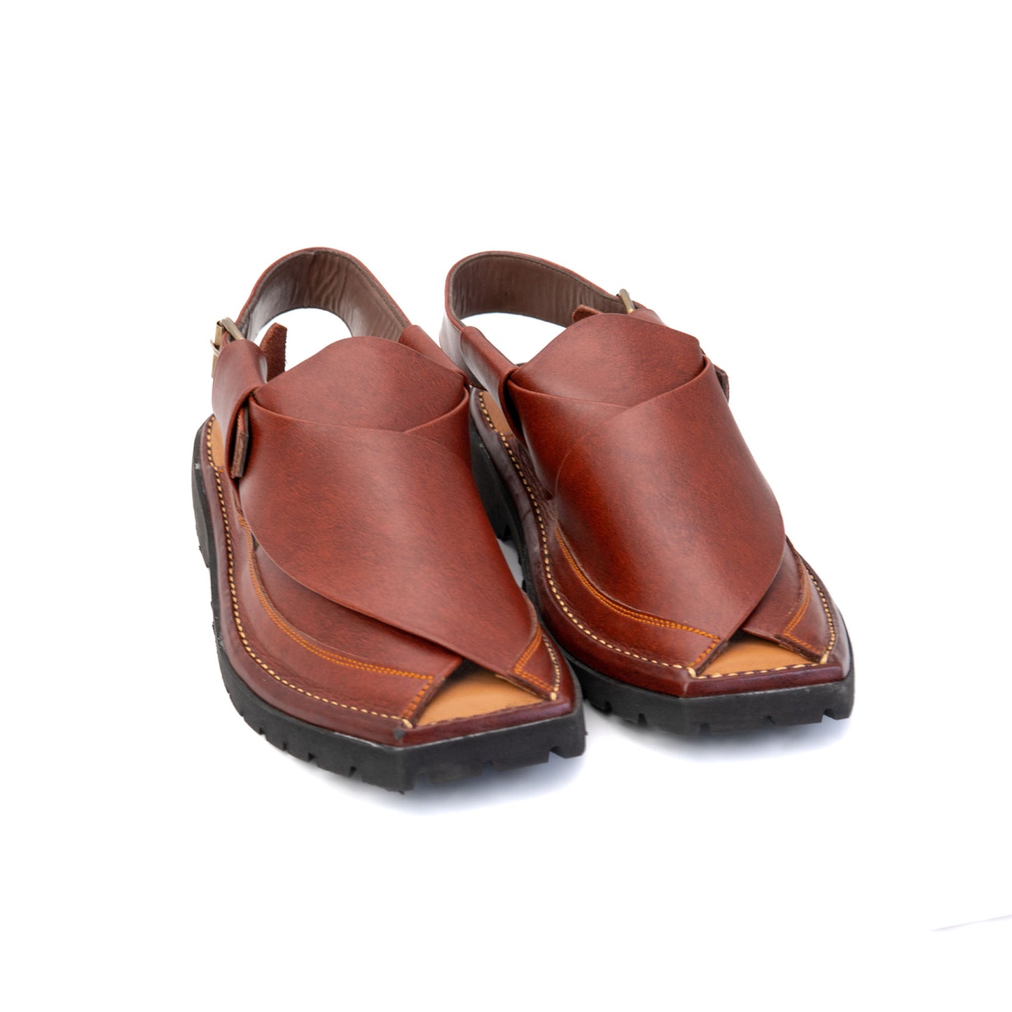 Pure Leather Zalmi Peshawari Chappal H13