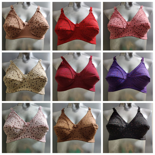 COMFORT NON-PADDED NON-WIRED BRA ZB3 (11 colors)