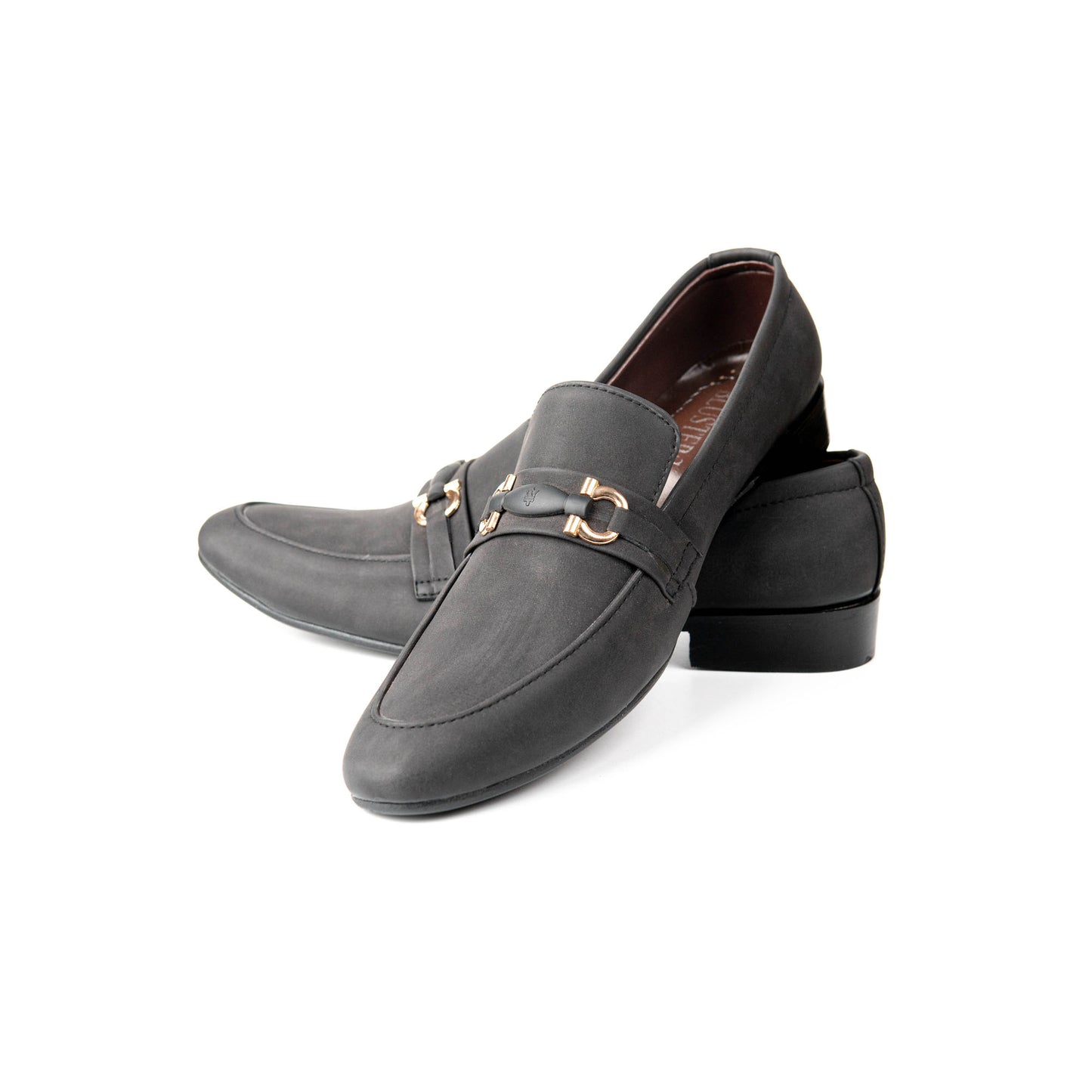 Strap Buckle PU Suede Leather Shoes