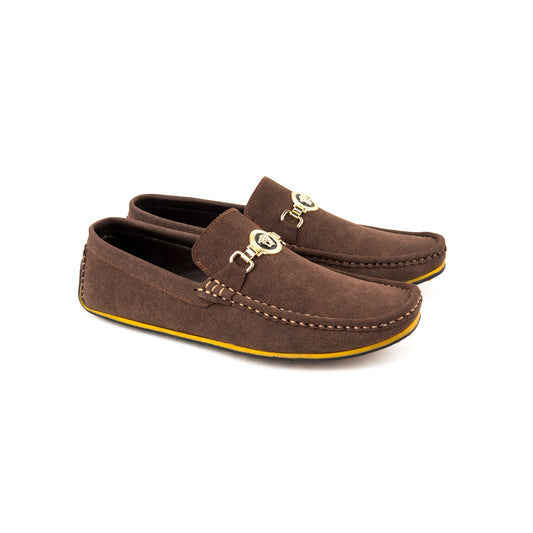 Premium PU Leather Spiral Styled Buckle Moccasins